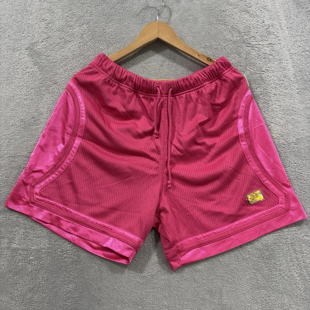 [NEW] Advisory Board Crystals Abc. 123. Basketball Shorts Men's Medium Mesh Pink
